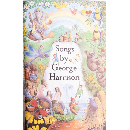 656 - HARRISON George, Songs by George Harrison and Illustrated by Keith West, 2 Vols.,calf black Morocco,... 