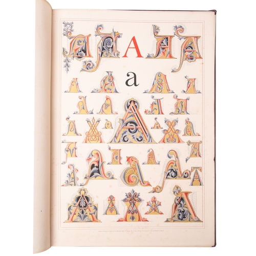 662A - JONES, Owen - One Thousand and One  Initial letters, Designed and Illuminated. Chromolithograph titl... 