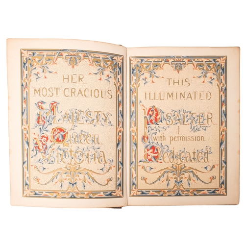 664A - JONES, Owen - The Psalms of David Illuminated by Owen Jones One Hundred chromolithograph illuminated... 