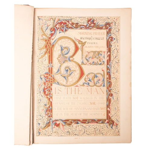 664A - JONES, Owen - The Psalms of David Illuminated by Owen Jones One Hundred chromolithograph illuminated... 