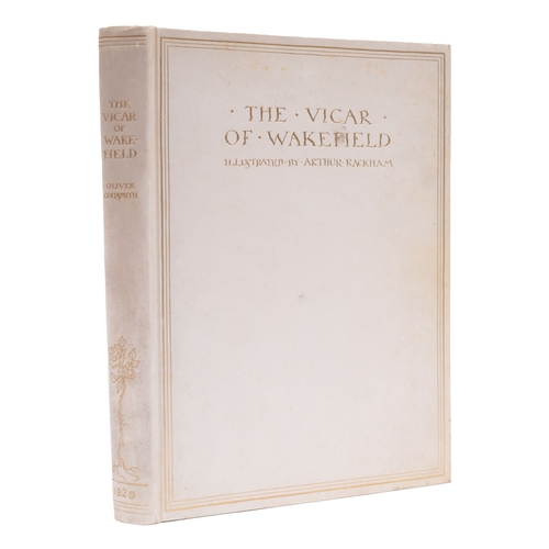 676 - RACKHAM, Arthur:  (illustrator), The Vicar of Wakefield: by Oliver Goldsmith, original full cream ve... 