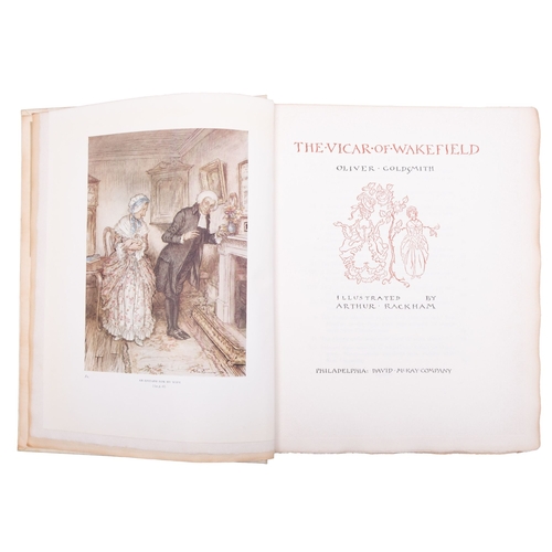 676 - RACKHAM, Arthur:  (illustrator), The Vicar of Wakefield: by Oliver Goldsmith, original full cream ve... 