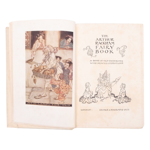 677 - RACKHAM, Arthur: ( Illustrator ) The Arthur Rackham Fairy Book, original full cream vellum, with gil... 