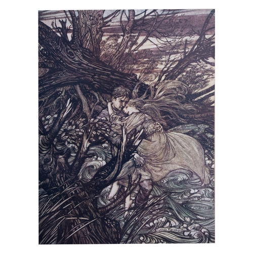 678 - RACKHAM, Arthur: (illustrator)), Undine: full cream vellum, 15 full page colour plates, 4to, Heinema... 