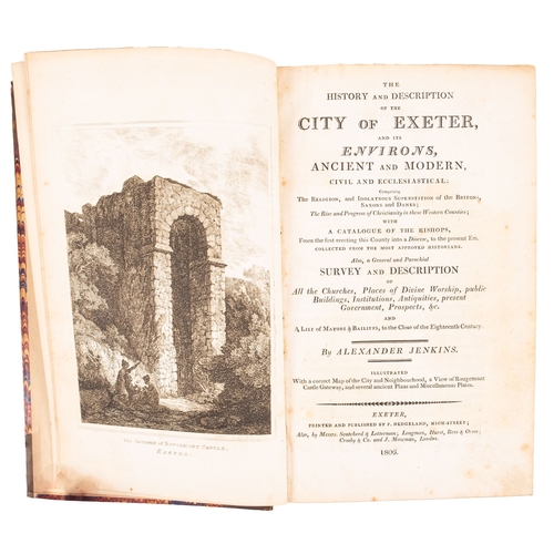 903 - JENKINS, Alexander - The History and Description of the City of Exeter, and its Environs, Ancient an... 