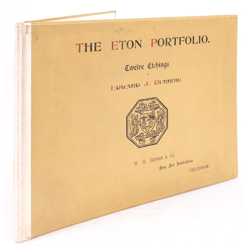 924 - STONE, Christopher, Eton Painted by E.D. Brinton, original decorative cloth, nice bright edition, tw... 