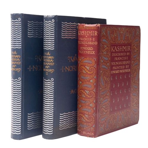 926 - TVA SOMRAR I NORRA ISHAFVET, A.G. NATHORST, * fine copy, 2 vols, original gilt cloth, illustrated, l... 