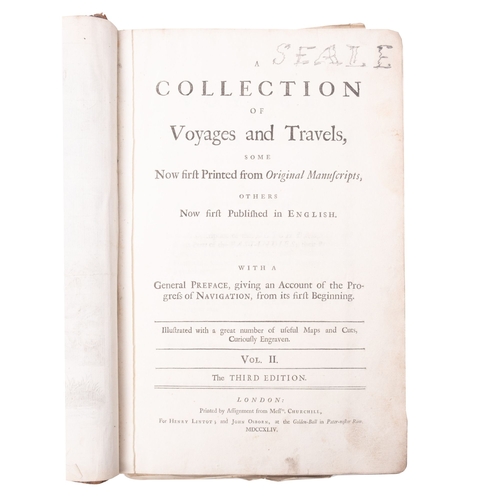 927 - VOYAGES, A Collection of Voyages and Travels, some first printed from original manuscripts, and othe... 