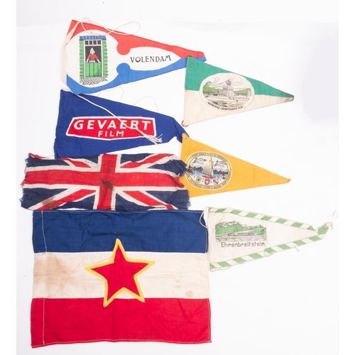 206 - A group of 20th Century flags, including a pale blue Ensign for Southern Rhodesia, unusual Colonial ... 