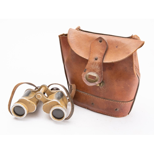 225 - A pair of German Army, World War II, period, Dienstglass 6x30 binoculars- 155207- back plate CAG- Sw... 