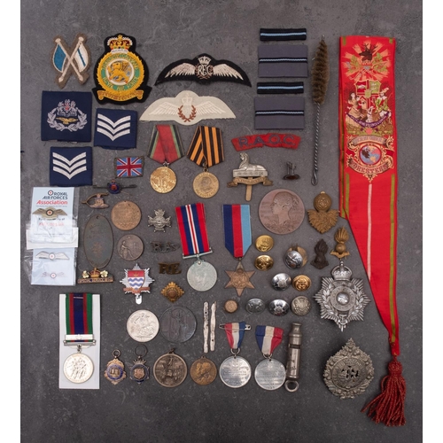 241 - A Canadian Volunteer Service Medal, together with a 1939-45 War Medal, a reproduction 1939-45 Star a... 