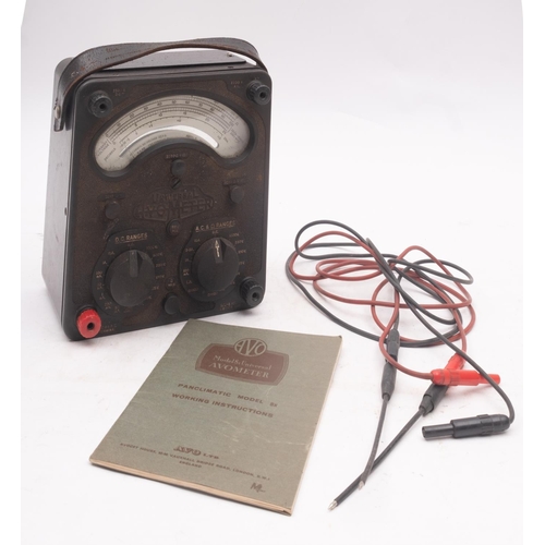 292 - An Avo Limited Model 8x Universal Avometer, together with instruction booklet.