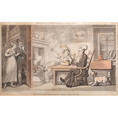 306 - Dr Syntax, Five hand coloured aquatints after Rowlandson from Dr Syntax series published by Ackerman... 