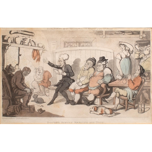 306 - Dr Syntax, Five hand coloured aquatints after Rowlandson from Dr Syntax series published by Ackerman... 