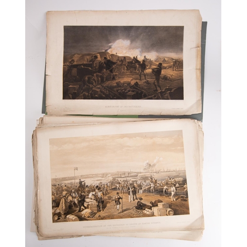 314 - E. Walker after W. Simpson (British, 19th Century) Crimean scenes, including 'Disembarkation of the ... 