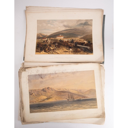 314 - E. Walker after W. Simpson (British, 19th Century) Crimean scenes, including 'Disembarkation of the ... 