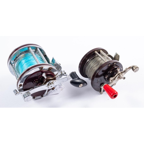 347 - A Penn No,85 multiplier reel, together with one other boat reel (2)