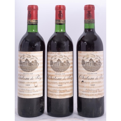 380 - Two Ch. De Pez, St. Emilion, 1969.