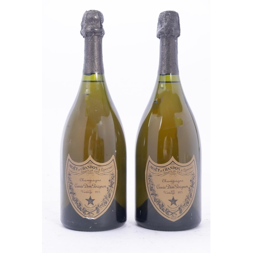 390 - Two Dom Perignon 1975.