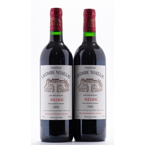 419 - Two bottles of Ch. Lancombe Noaillac 1993.