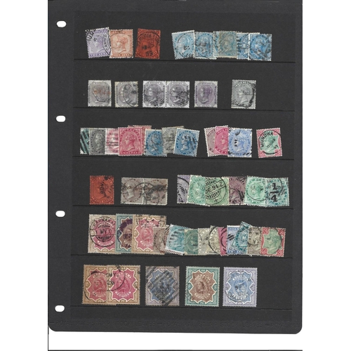 427 - India collection in album including Queen Victoria Imperfs., multiples, high values with QV to 5R mi... 