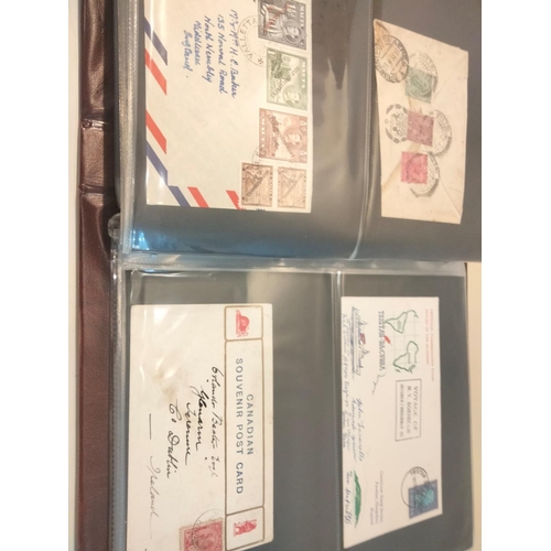 434 - Postal History collection in three albums.