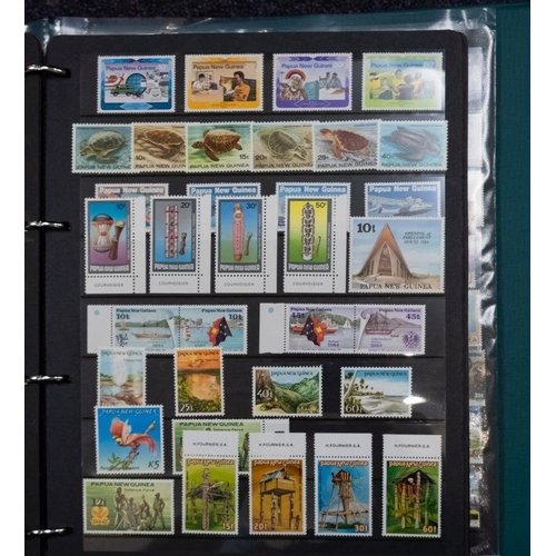 439 - A mint and used collection of Papua New Guinea stamps in an album with issues to 2001.  .