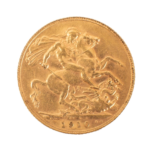 478 - An Edward VIII sovereign 1910.