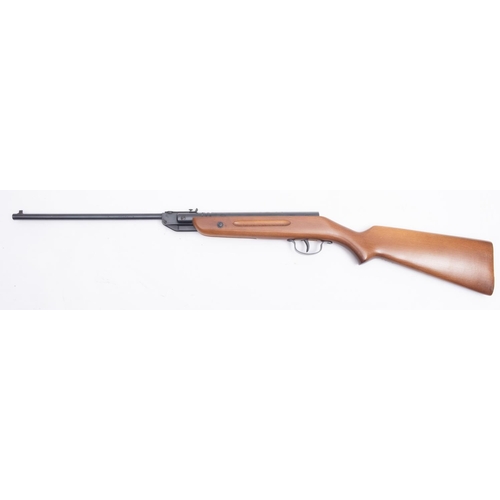 50 - A Relum Slava Model 618 .177 calibre air rifle, with plain semi-pistol grip stock, 90cm long.