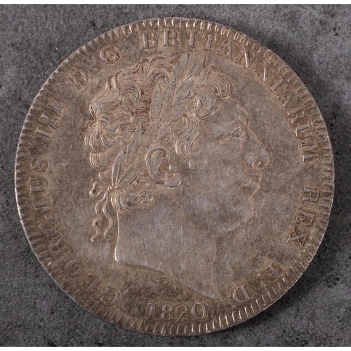 531 - A higher grade 1920 George III crown.