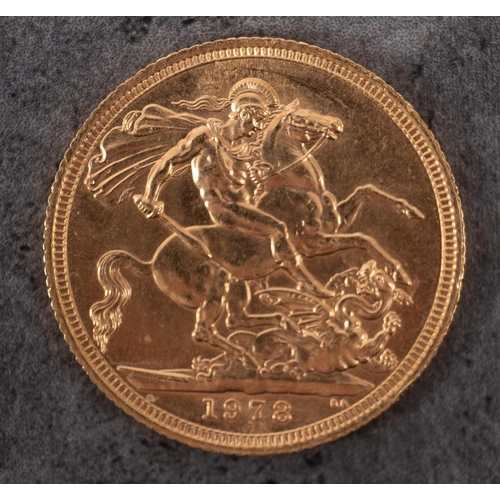 532 - An Elizabeth II sovereign, 1978.