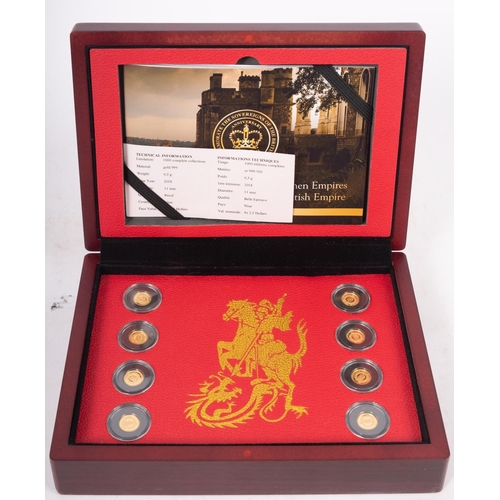 549 - Sovereigns of the British Empire, 200th Anniversary Set, eight coin set boxed.