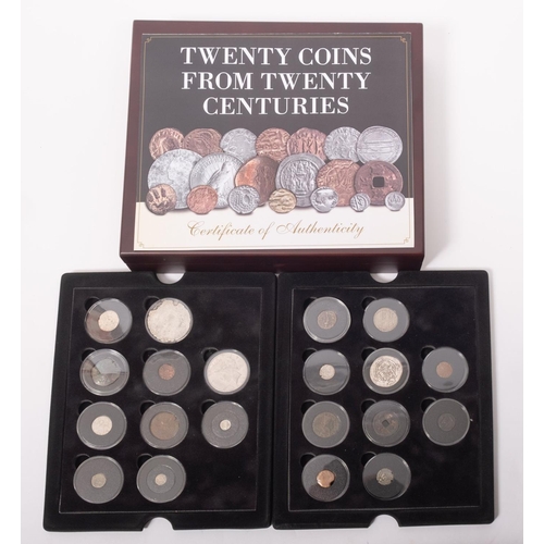 565 - Twenty Coins from Twenty Centuries Set, complete.