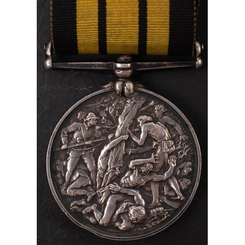 202 - An Ashantee Medal 1873-74 to 'J Balson Ld Stoker HMS Ametyhst .73-74'.