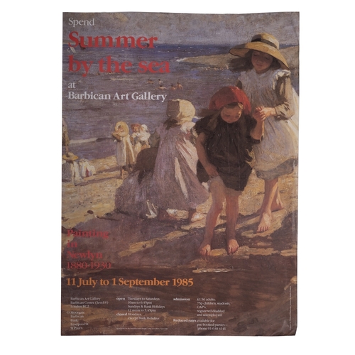 141 - Six exhibition posters  'Artists of the Newlyn School 1880-1900', Newlyn Art Gallery 1979 'Cornwall.... 