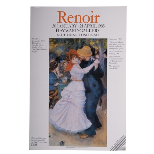 144 - Four exhibition posters  'Monet', Royal Academy of Arts 1990 'Renoir', Hayward Gallery 1985 The Nati... 