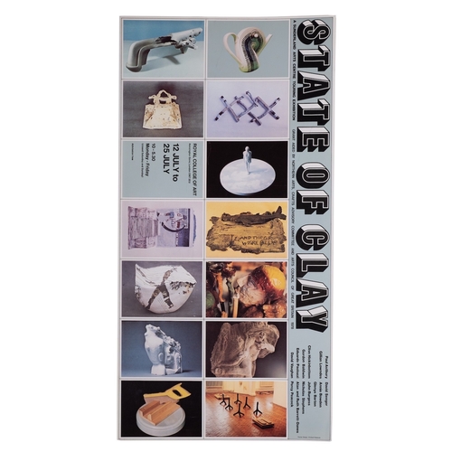 147 - Five exhibition posters  'State of Clay', Royal College of Art 1978 'Joe Tilson', Arnolfini 1984 'Ja... 