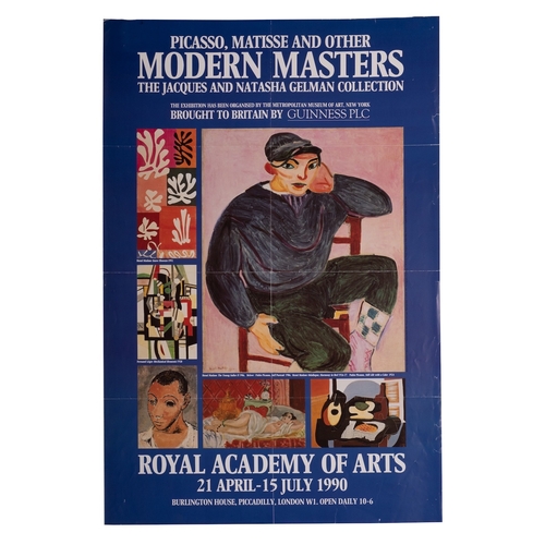 150 - Four exhibition posters  'Picasso, Matisse and other Modern Masters', Royal Academy of Arts 1990 'Th... 