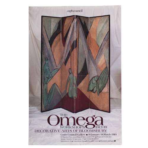 152 - Five exhibition posters  'The Omega Workshops 1913-1919', Crafts Council Gallery 1984 'Gwen John. An... 