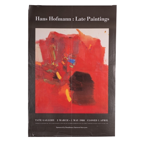 155 - Four exhibition posters  'Joseph Beuys', V&A 1983 'Hans Hofmann: Late Paintings', Tate 1988 'Hundert... 