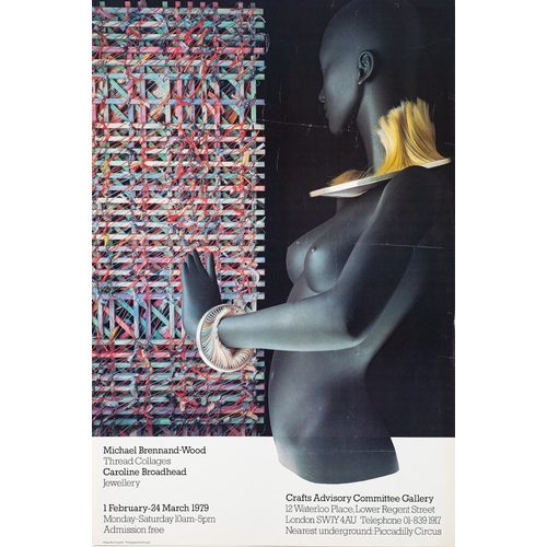 159 - Nine exhibition posters  'The Contemporary Art Society', Bristol City Museum 1992 'Michael Brennand-... 