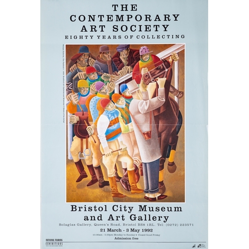 159 - Nine exhibition posters  'The Contemporary Art Society', Bristol City Museum 1992 'Michael Brennand-... 