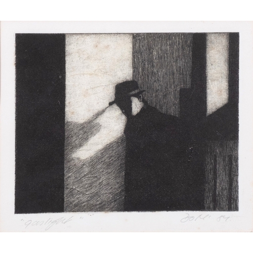 174 - Donna MacLean (British, Contemporary) Gaslight Etching 17 x 20cm Signed and date '84' lower right To... 