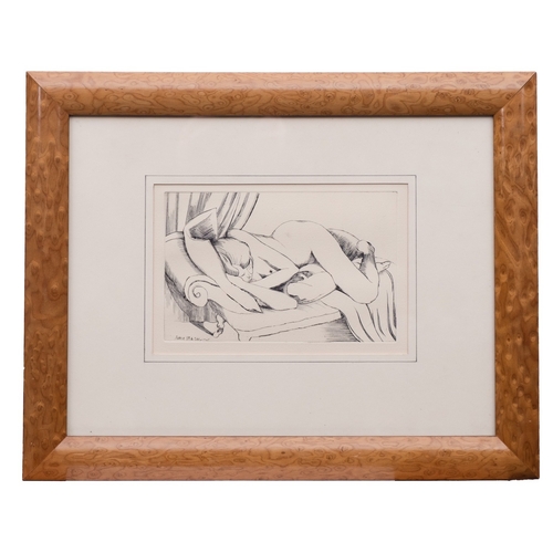 175 - *John Nash RA (1893-1977) Reclining female nude Etching 13.5 x 21cm Signed lower left