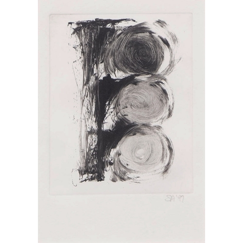 179 - Simon Atkinson (British, Contemporary) Abstract compositions Fifteen monotypes Each approximately 7.... 