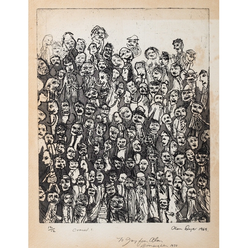 183 - *Alan Dyer (British, b.1944) 'Crowd 1' and another  limited edition print. 43 x 30.5cm & 40.5 x 31.5... 