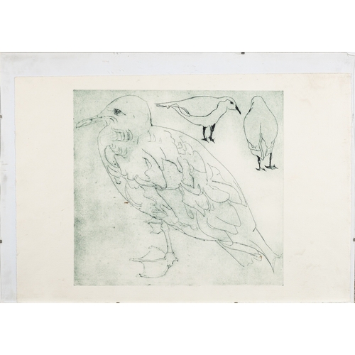 188 - Betty Sandham (British, 20th Century) Seagulls Two lithographs 56 x 76cm and smaller One signed and ... 