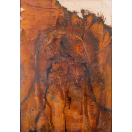 340 - Julian Grater (b.1959) 'Ngura (Uluru) II' (a diptych) 1992 Mixed media on paper 113 x 70cm