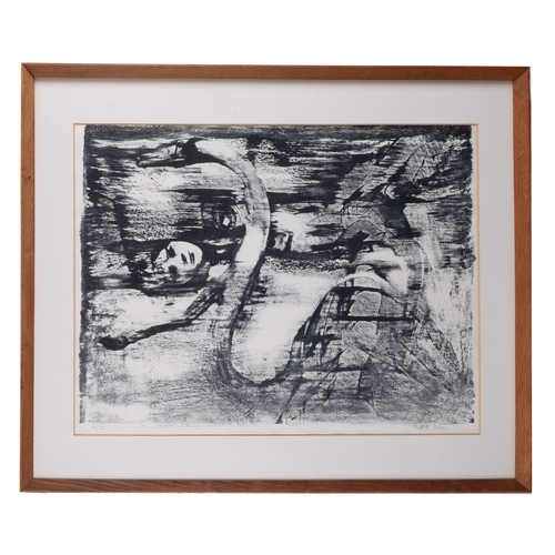 167 - *Sir Sidney Nolan (Australian, 1917-1992) Leda and the Swan Lithograph 43.5 x 57 cm Signed lower rig... 