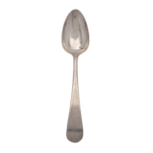 173 - [Scottish and colonial interest] A Scottish Old English pattern tablespoon by George Fenwick, Edinbu... 